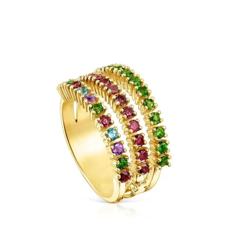 TOUS rings at different price points, from silver to gold with diamonds
